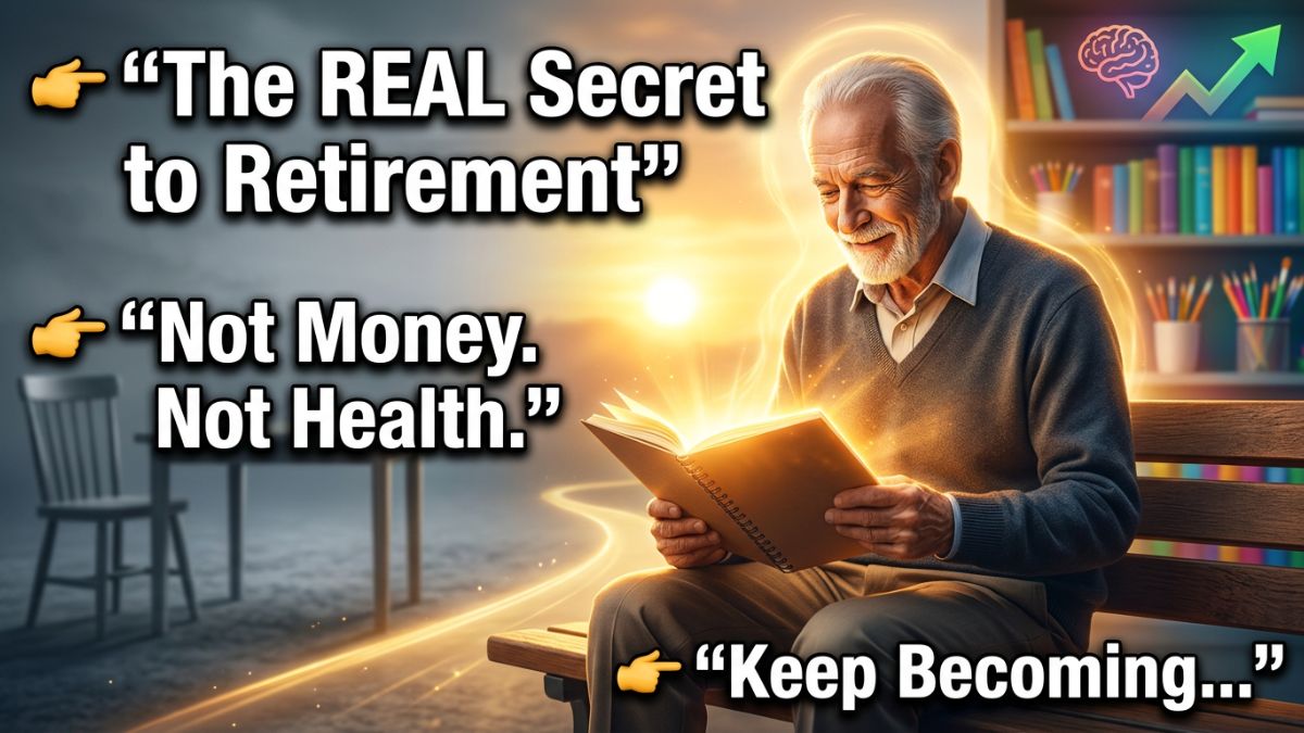 Psychology says the secret to a good retirement isn’t wealth or health or even relationships – it’s having at least one thing you’re still in the middle of, still becoming, still learning how to do