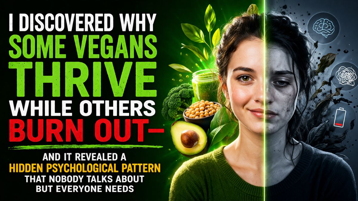 I discovered why some vegans thrive while others burn out—and it revealed a hidden psychological pattern that nobody talks about but everyone needs