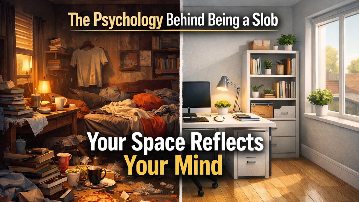 The Psychology Behind Being a Slob: What Your Messy Space Reveals